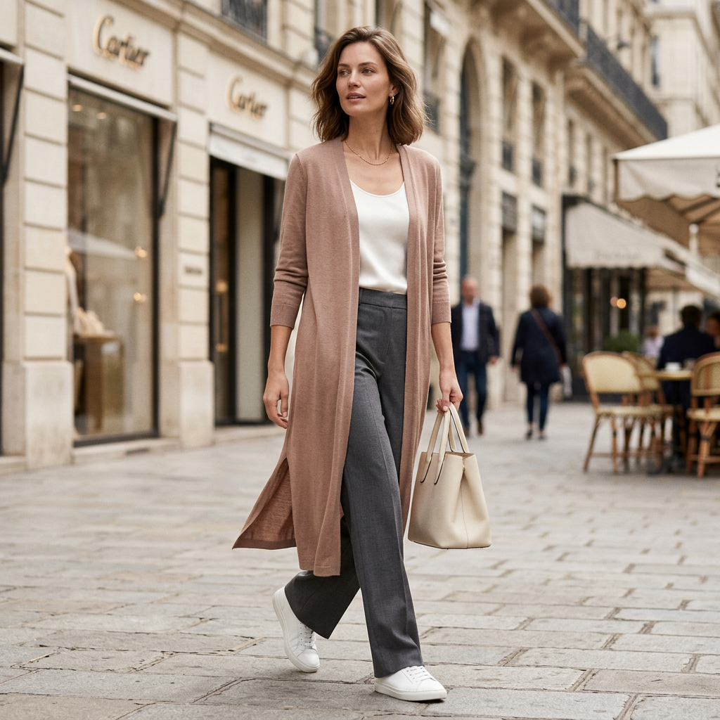 Aveera Longline Knit Cardigan
