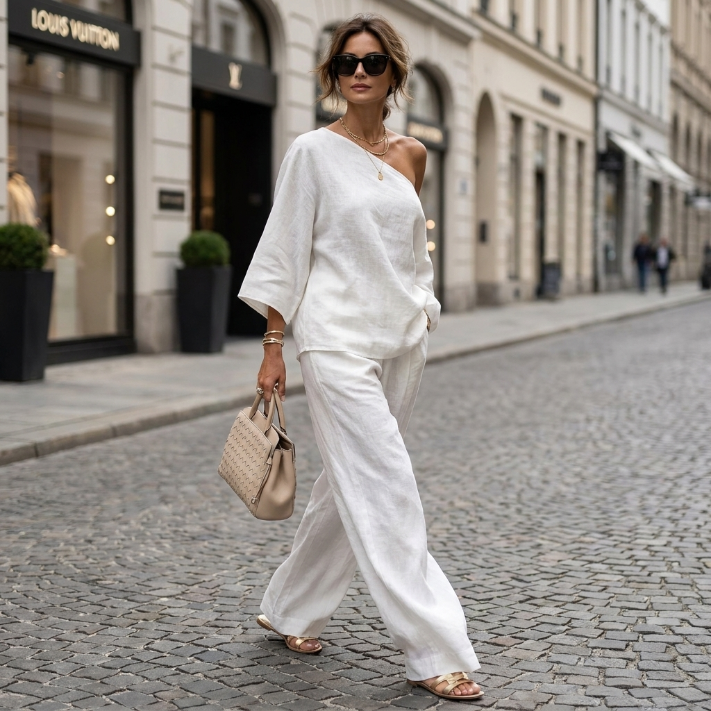 Amara One Shoulder Matching Set