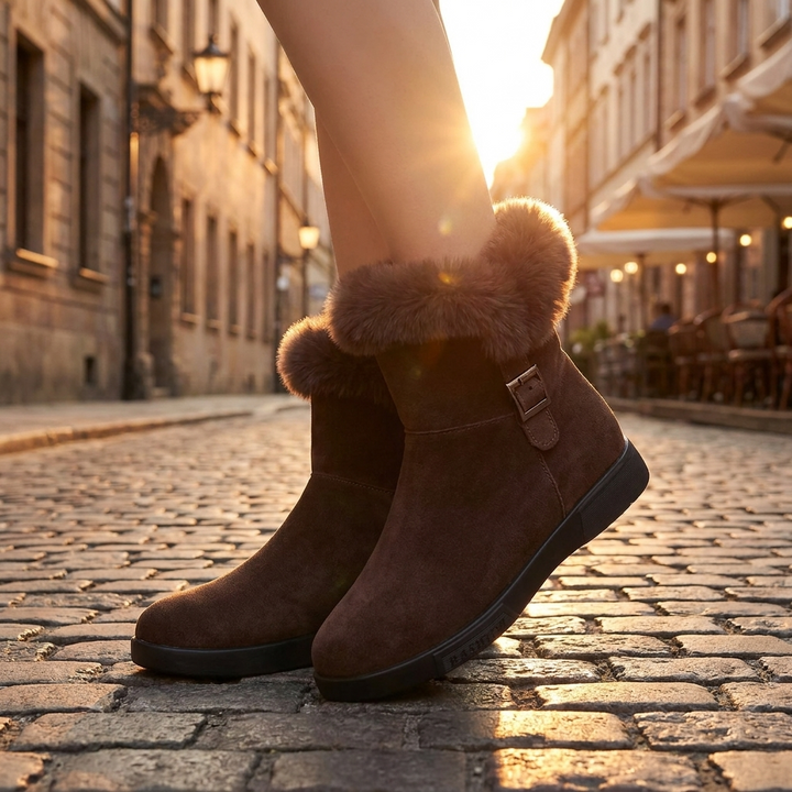 Merisa Fur Ankle Boots