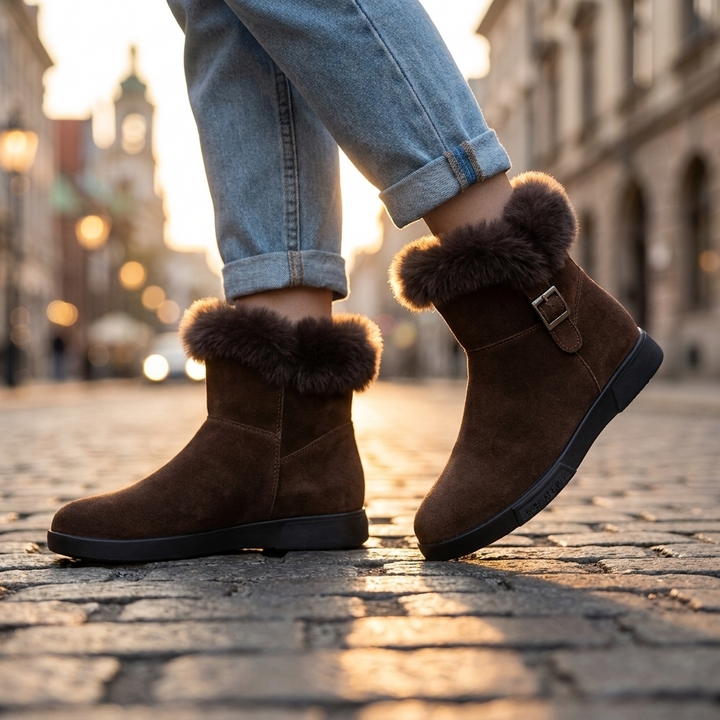 Merisa Fur Ankle Boots