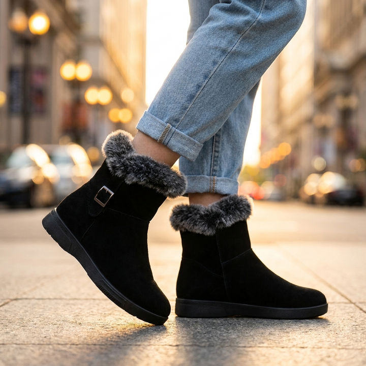 Merisa Fur Ankle Boots