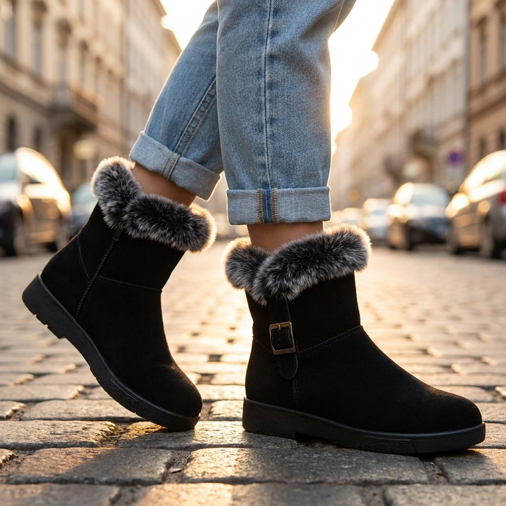 Merisa Fur Ankle Boots