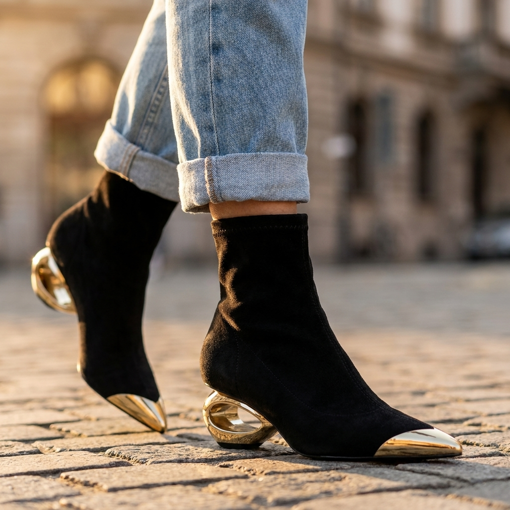 Anoka Hollow Ankle Boots