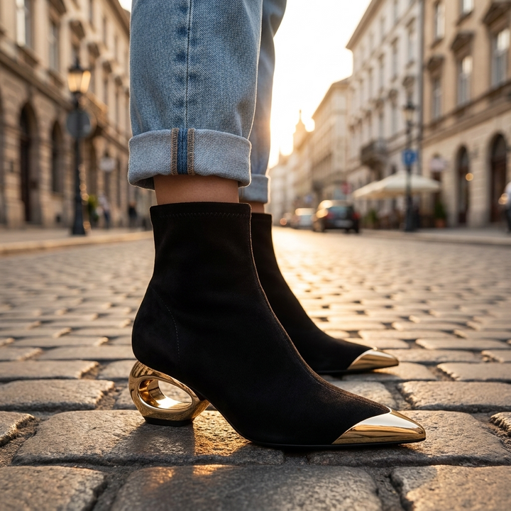 Anoka Hollow Ankle Boots