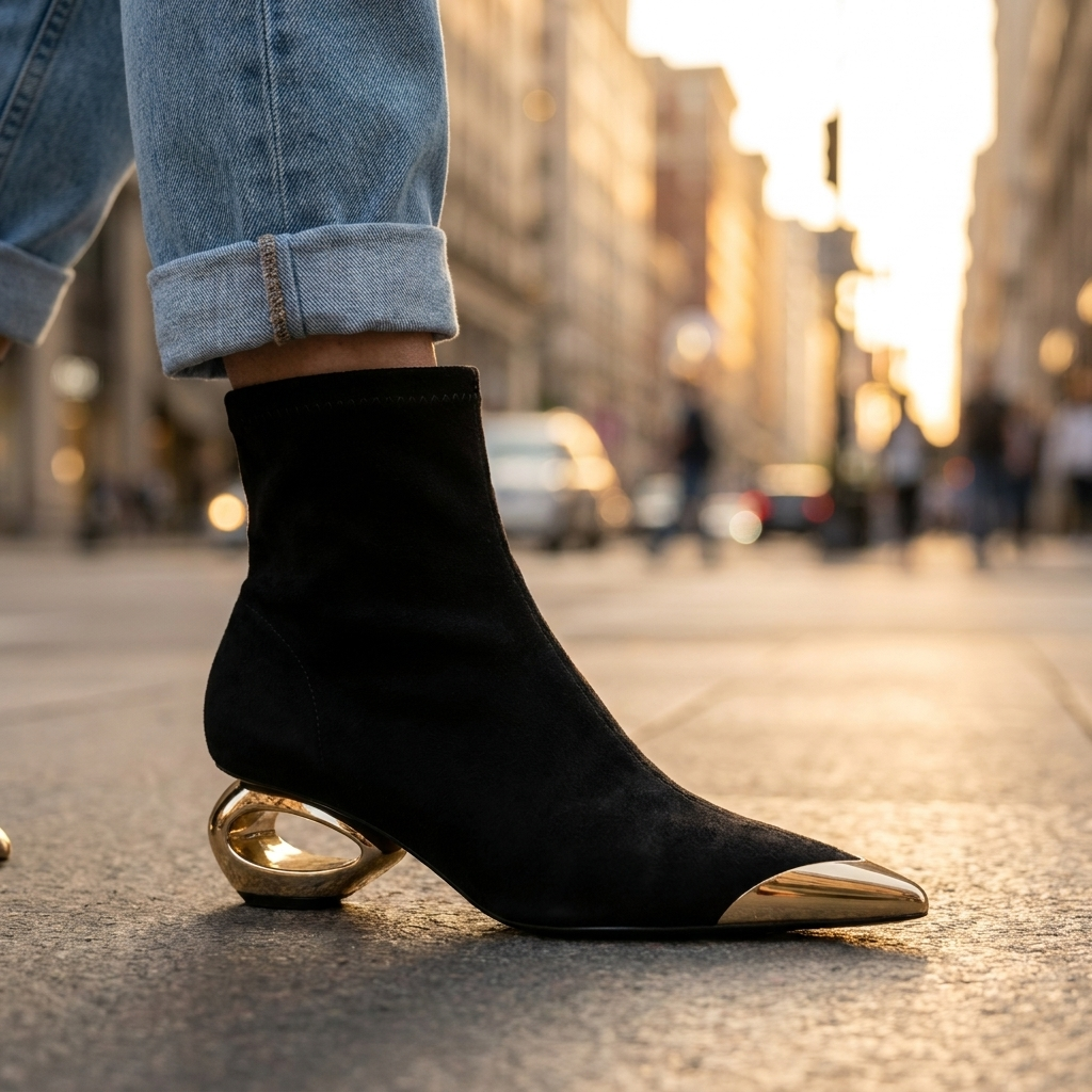 Anoka Hollow Ankle Boots