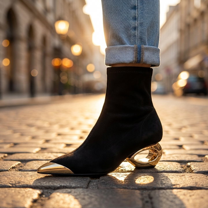 Anoka Hollow Ankle Boots