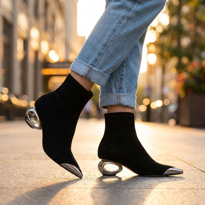 Anoka Hollow Ankle Boots