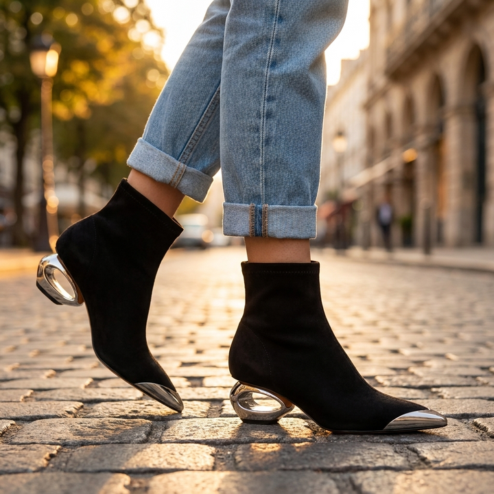Anoka Hollow Ankle Boots