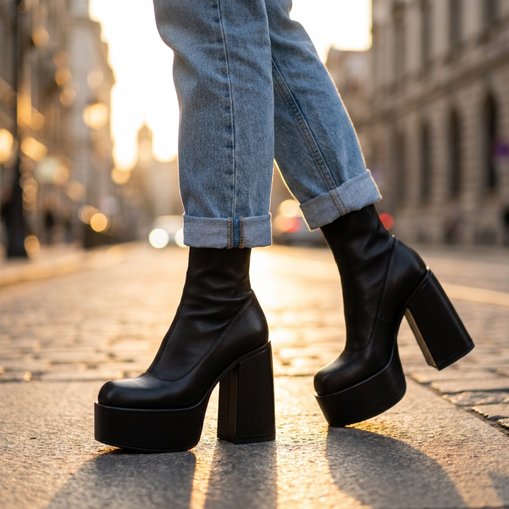 Orella Chunky Ankle Boots