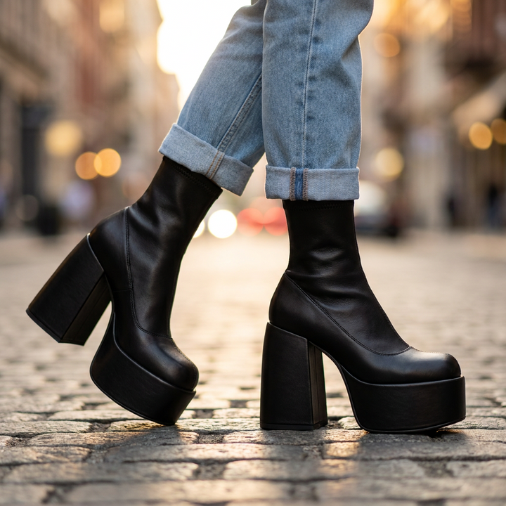 Orella Chunky Ankle Boots
