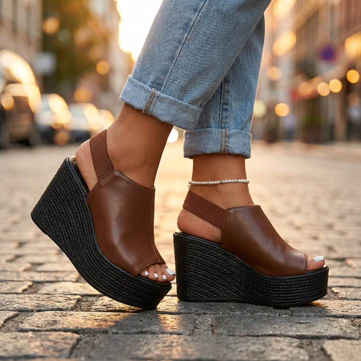 Natalia Orthopedic Wedge Sandals