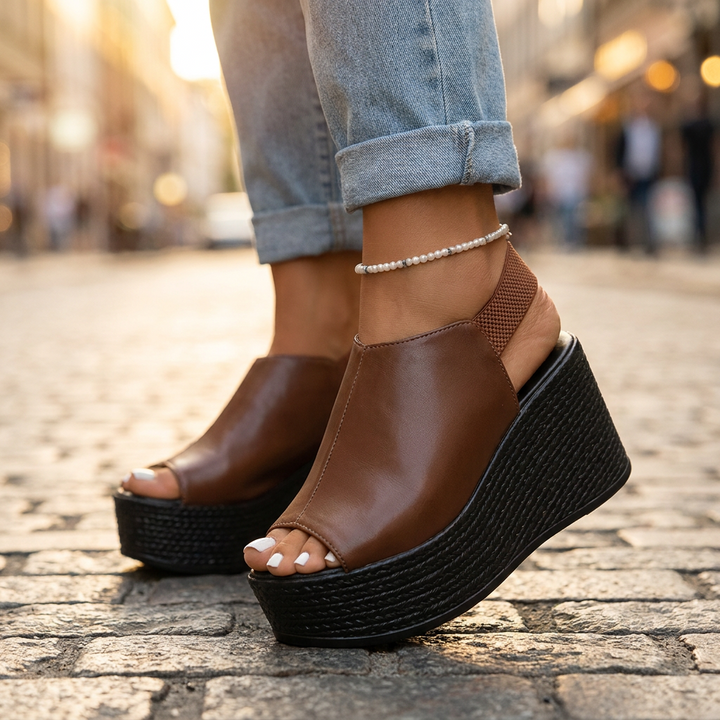 Natalia Orthopedic Wedge Sandals