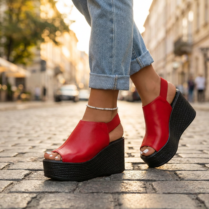 Natalia Orthopedic Wedge Sandals