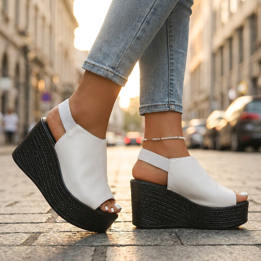 Natalia Orthopedic Wedge Sandals