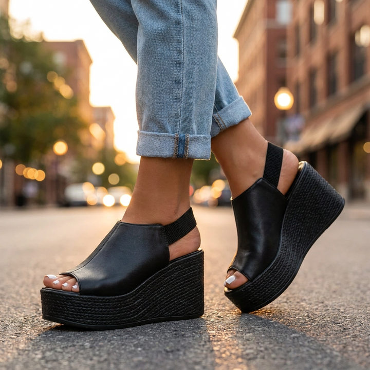 Natalia Orthopedic Wedge Sandals