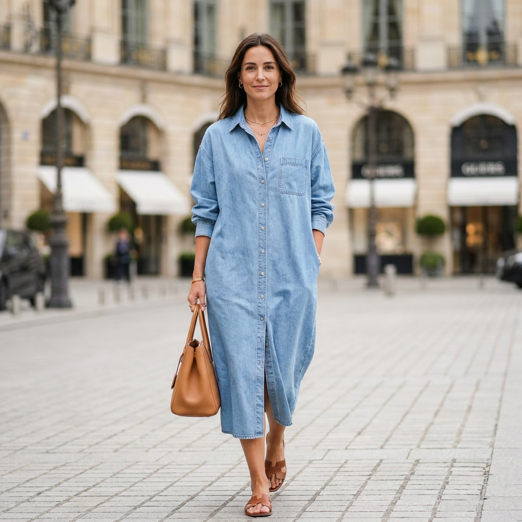 Tressa Relaxed Button Dress
