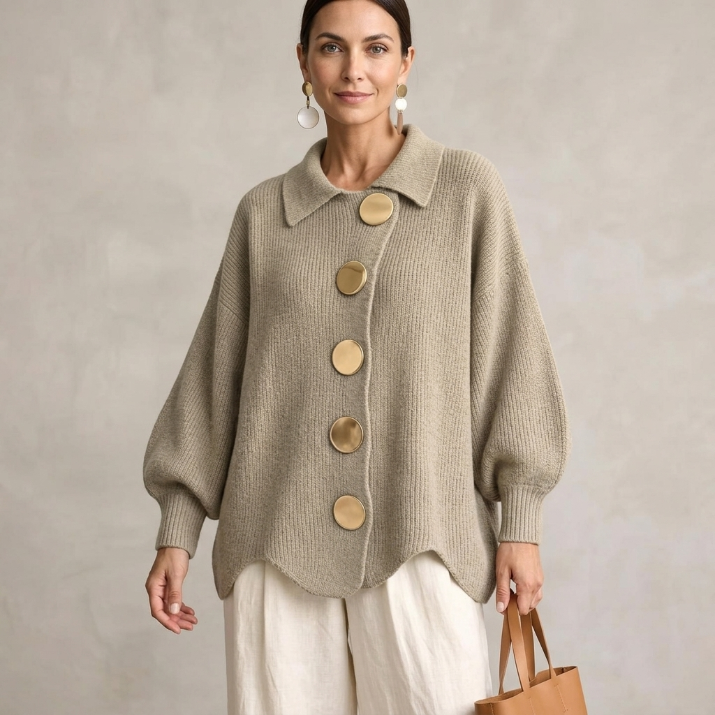 Selby Comfortable Button Cardigan