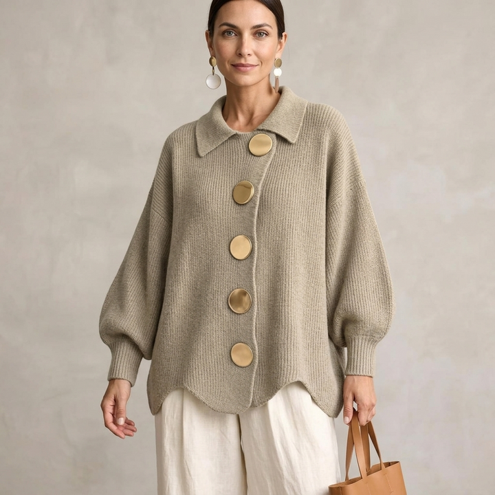 Selby Comfortable Button Cardigan