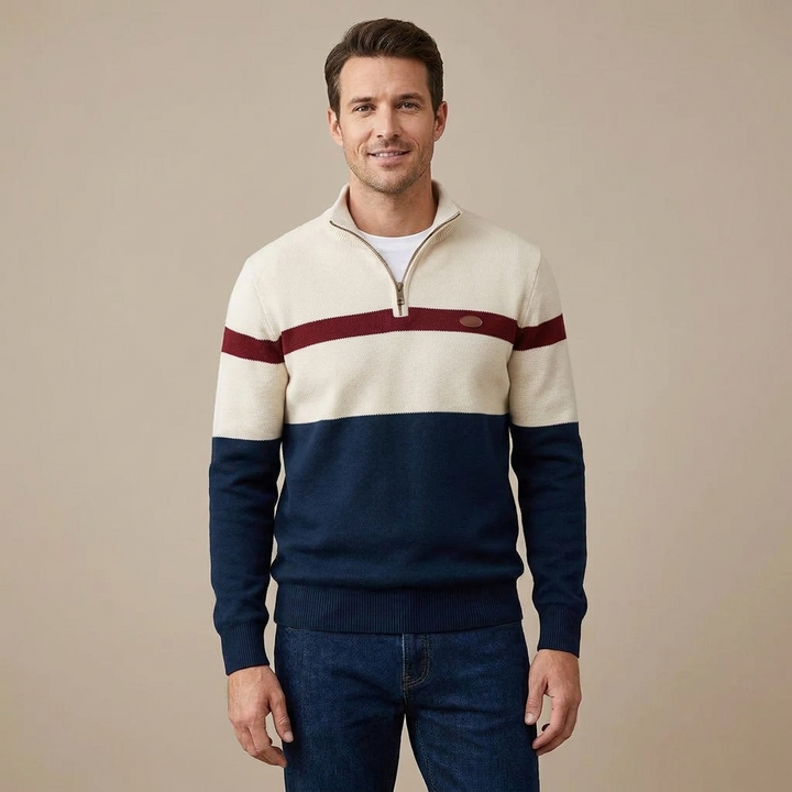 Declan Quarter Zip Sweater