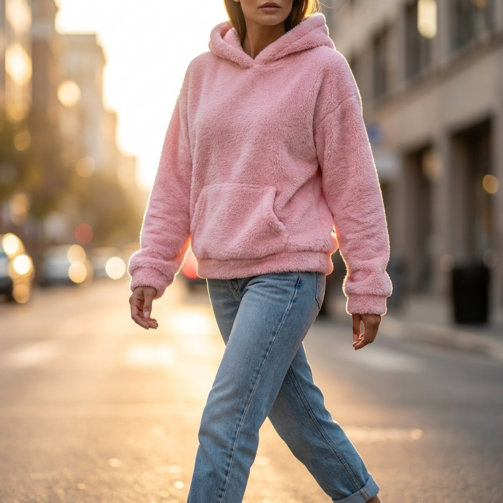 Harlan Fuzzy Fleece Hoodie
