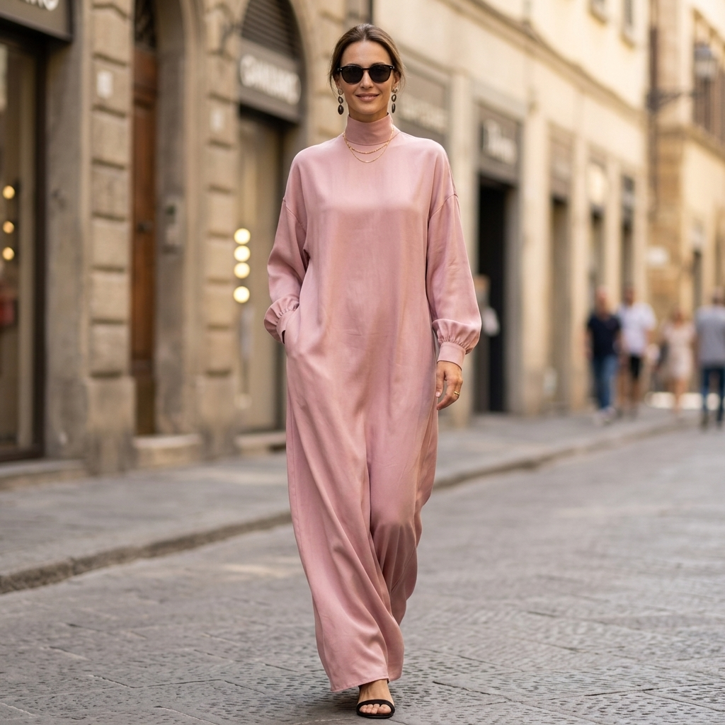 Halcyon Turtleneck Maxi Dress