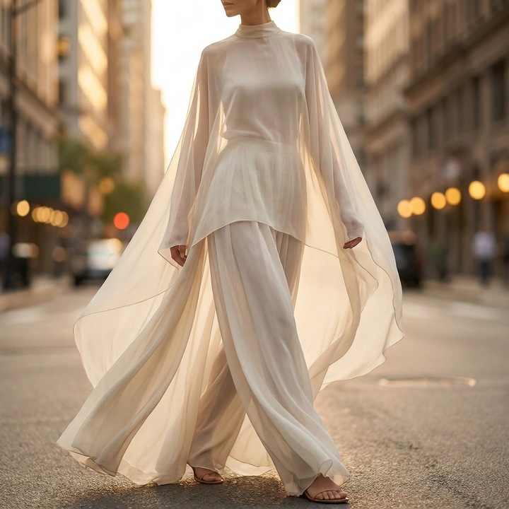 Helena Cape Sleeve Set