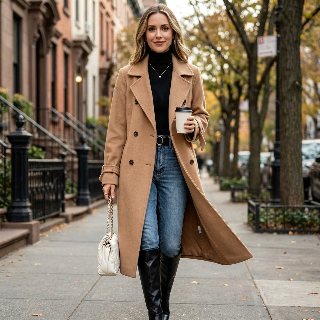 Vesna Double Breasted Wool Coat
