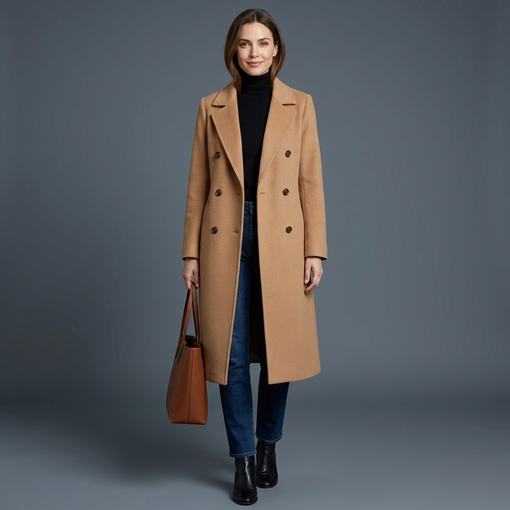 Vesna Double Breasted Wool Coat