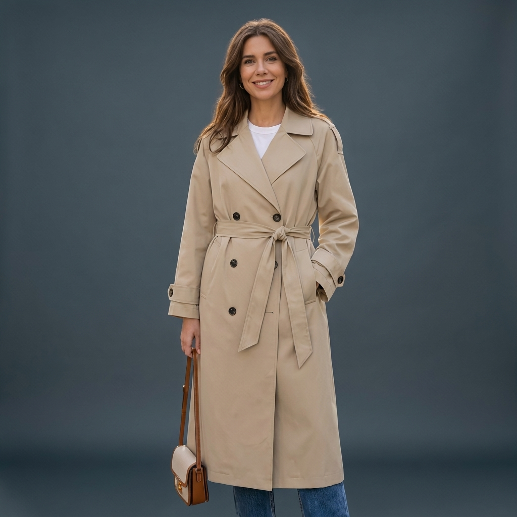 Marlowe Double Breasted Trench Coat