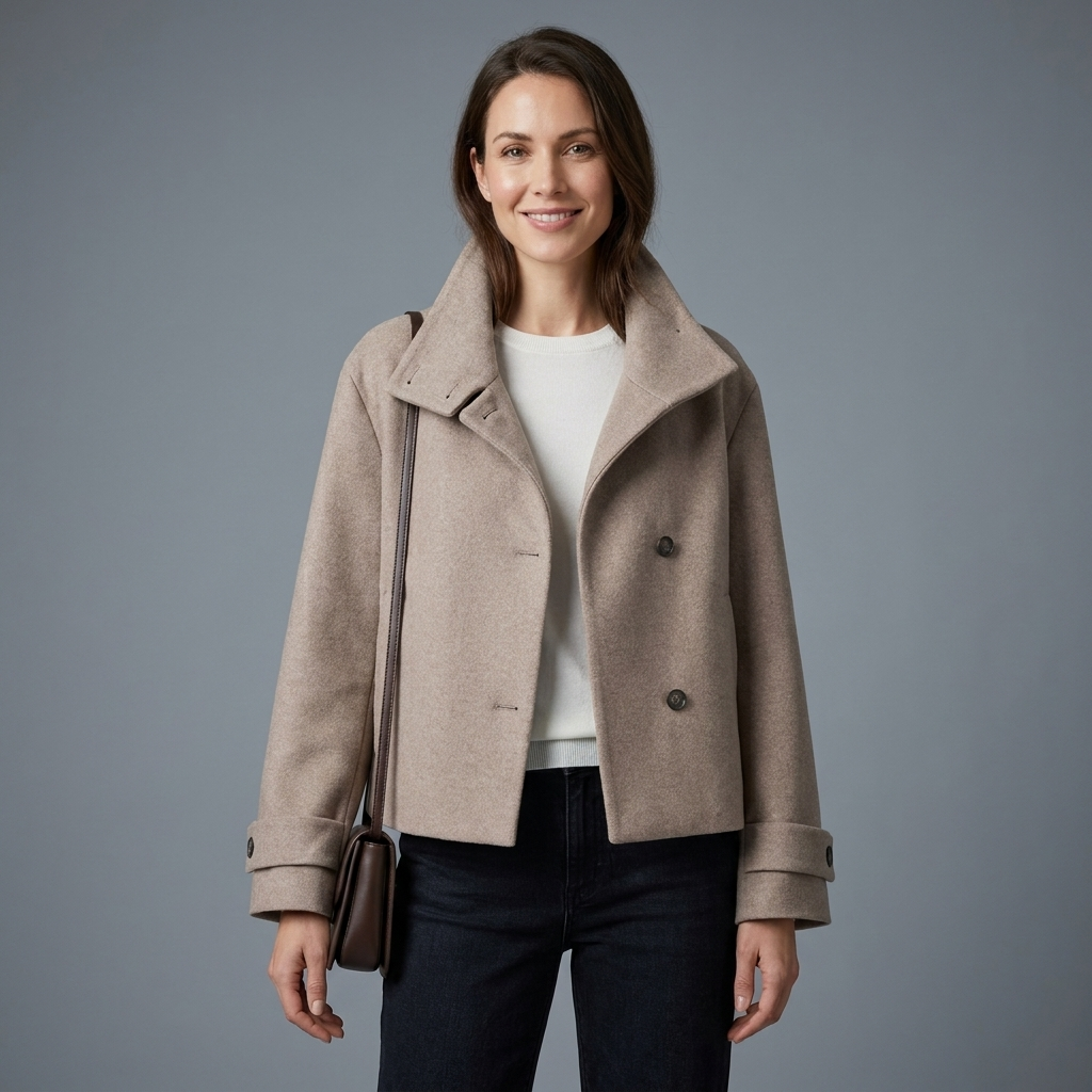 Ophelia Funnel Collar Jacket