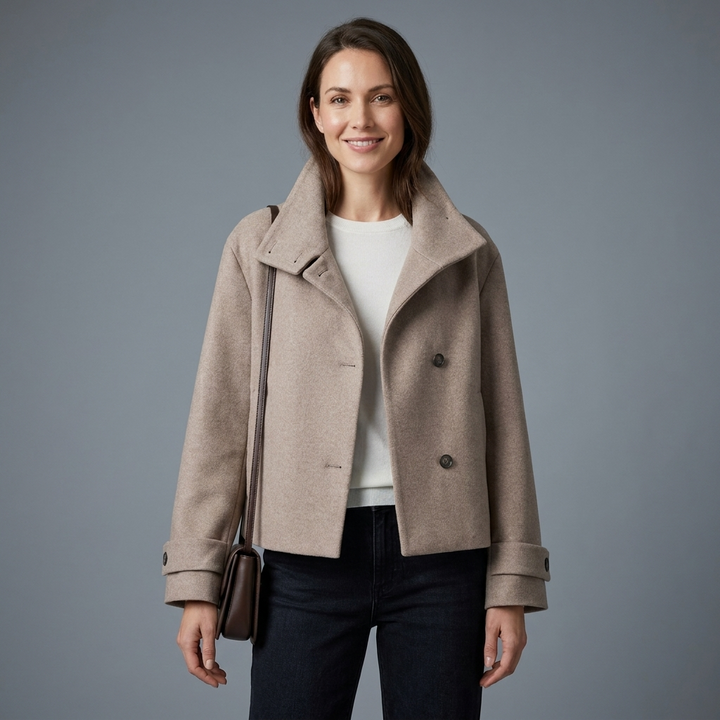 Ophelia Funnel Collar Jacket