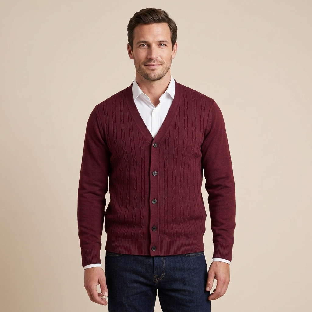 Emory Cable Knit Cardigan