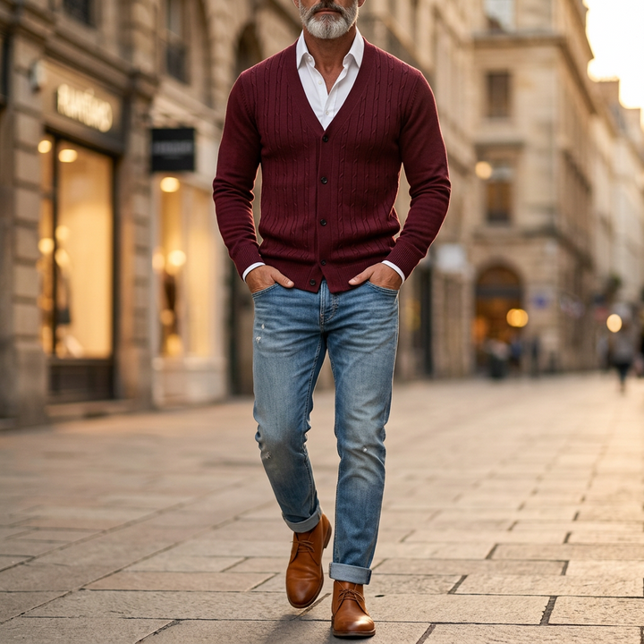 Emory Cable Knit Cardigan