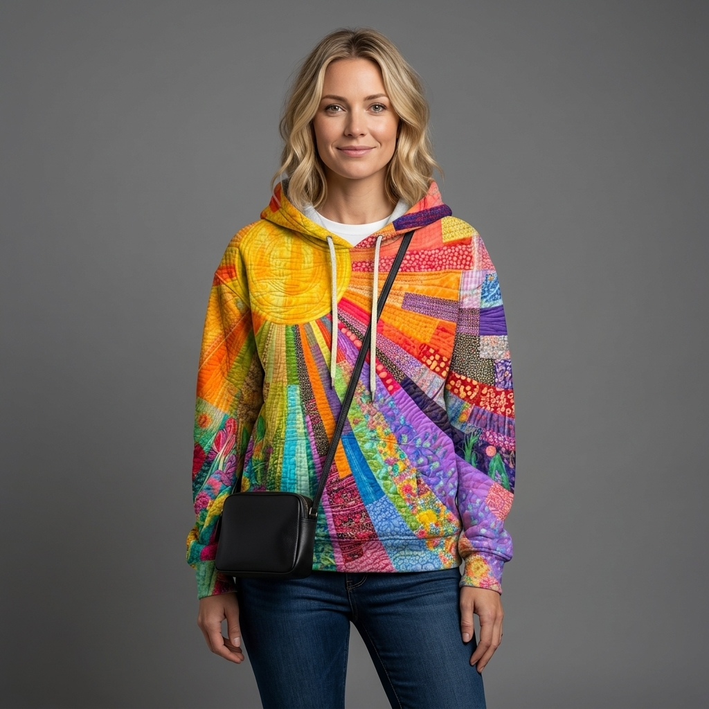 Sunniva Bohemian Print Hoodie
