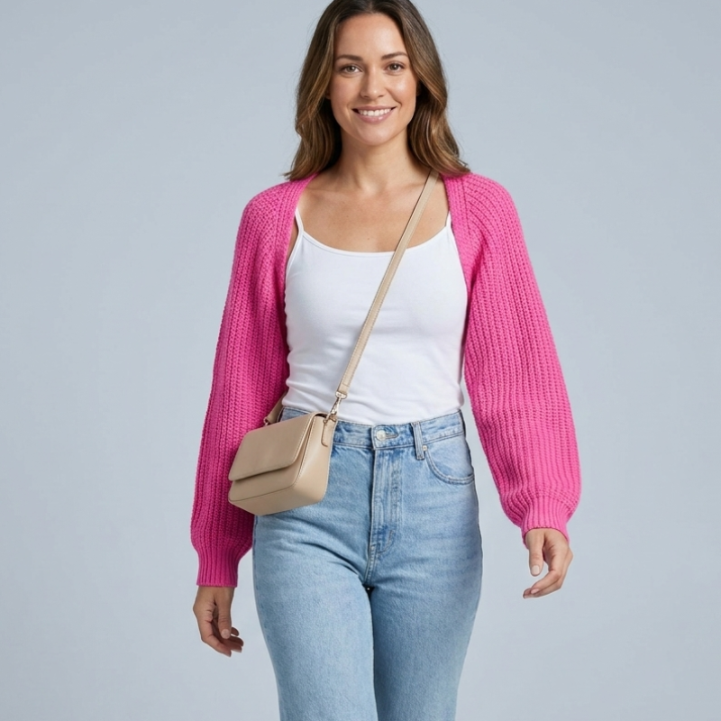 Harlan Ribbed Knit Shrug