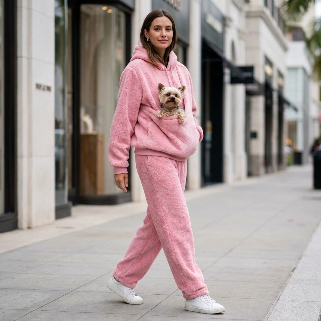 Ophira Pet Pocket Hoodie Set