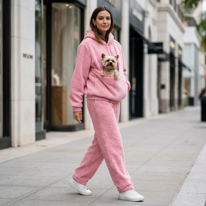 Ophira Pet Pocket Hoodie Set
