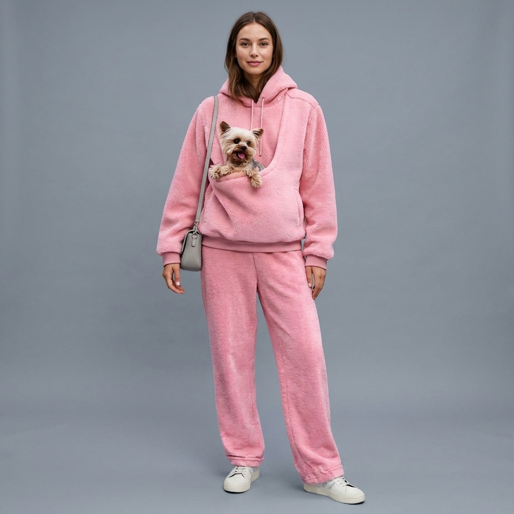 Ophira Pet Pocket Hoodie Set