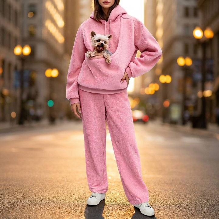 Ophira Pet Pocket Hoodie Set