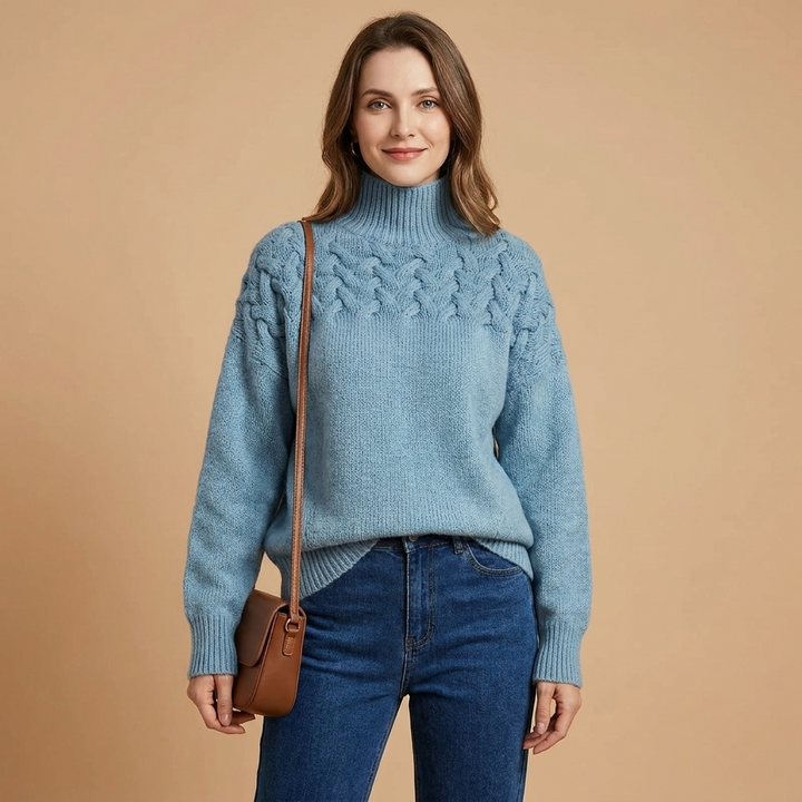 Wren Cable Knit Turtleneck