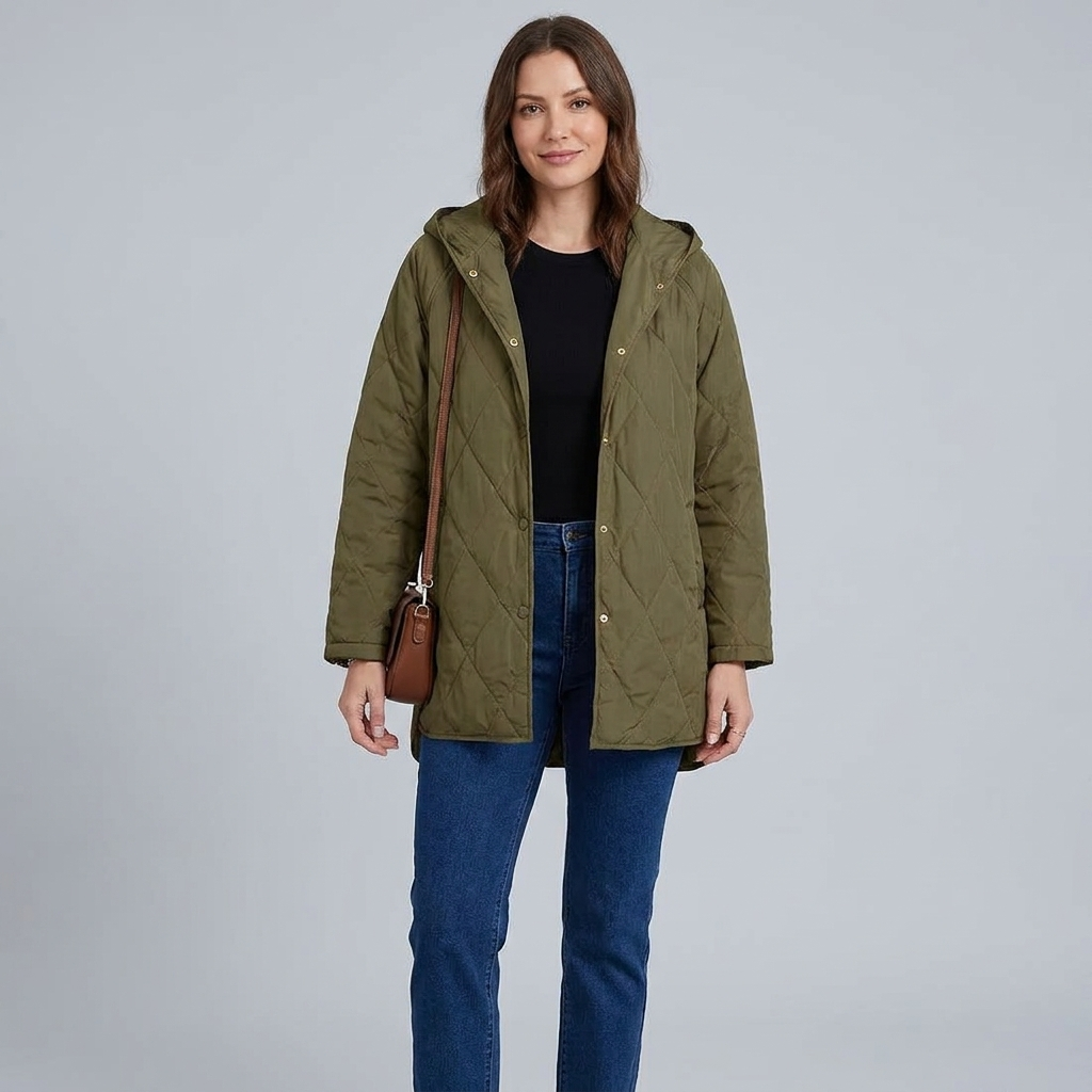 Merritt Quilted Hooded Jacket