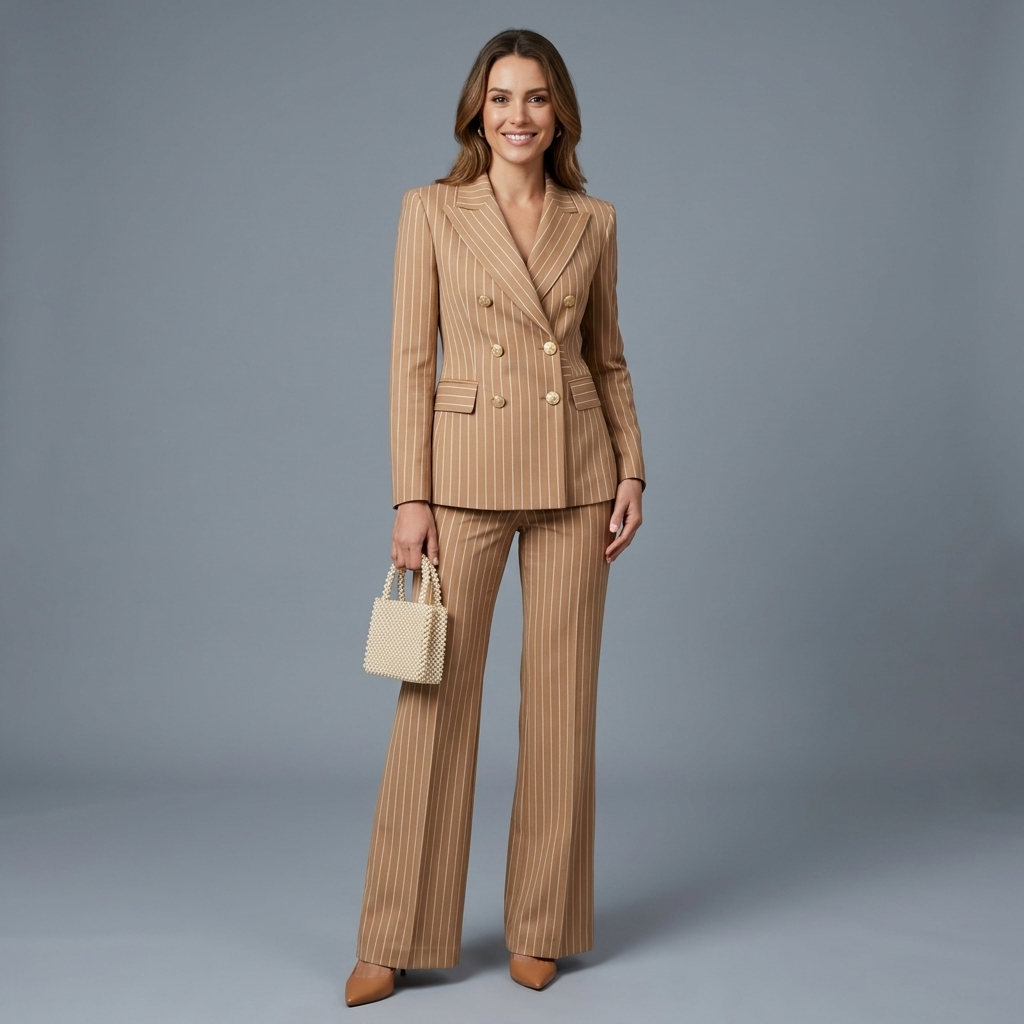 Marlowe Double Breasted Pant Suit