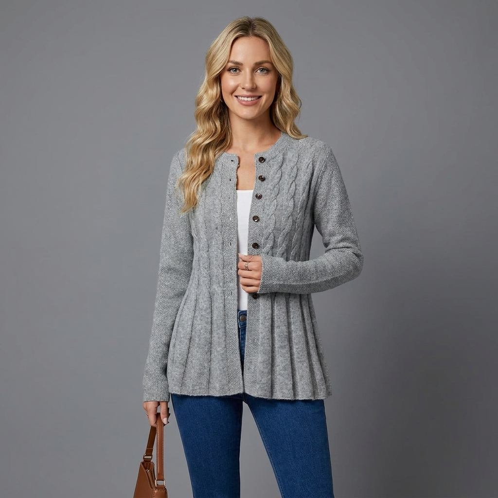 Marisol Cable Knit Cardigan