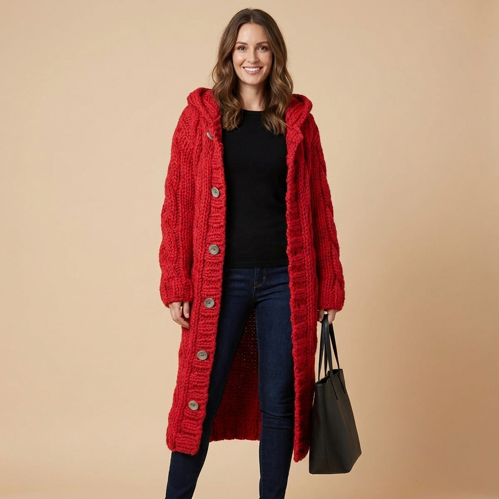 Esmeray Cable Knit Cardigan