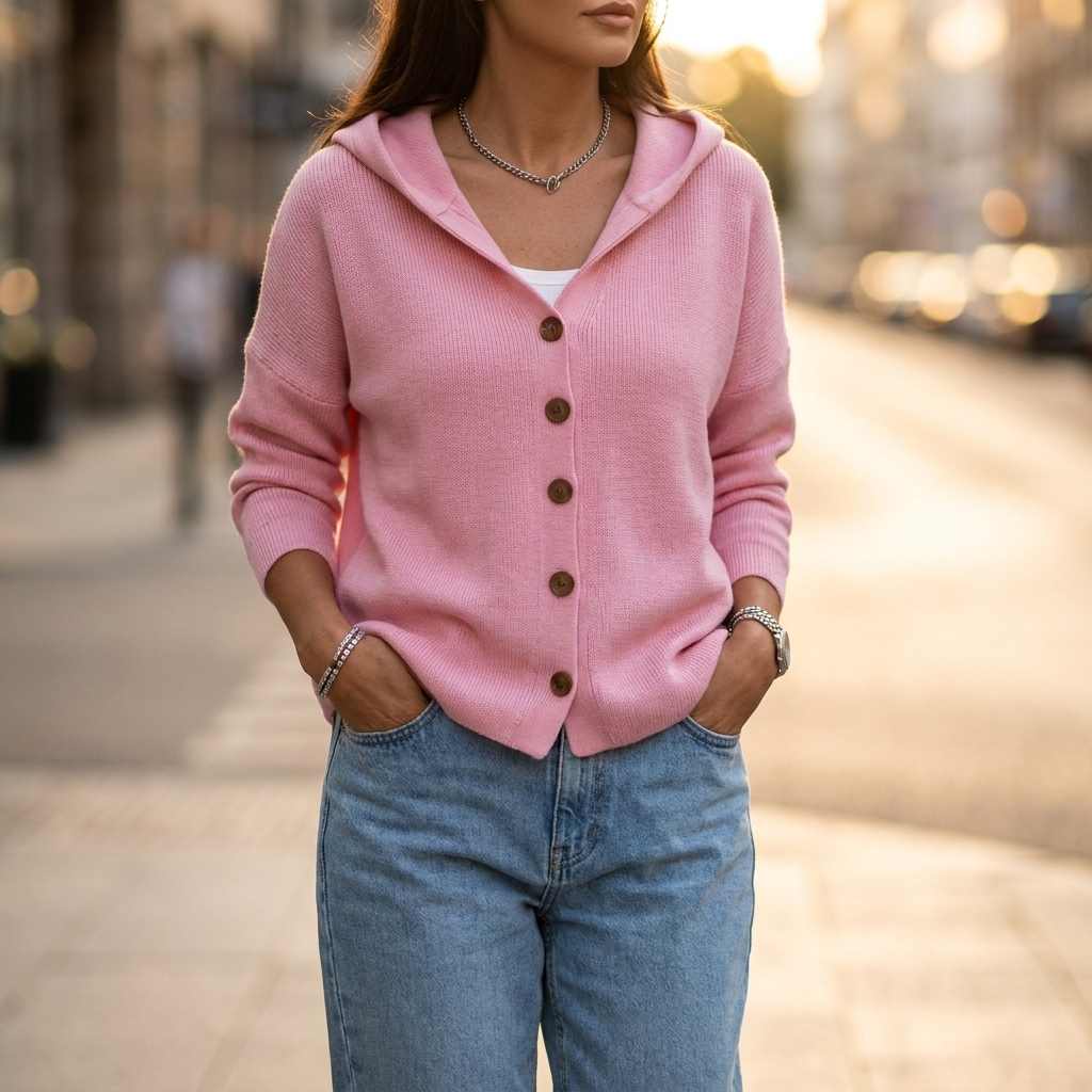 Cordelia Hooded Knit Cardigan