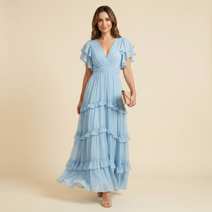 Rosalind Tiered Ruffle Dress