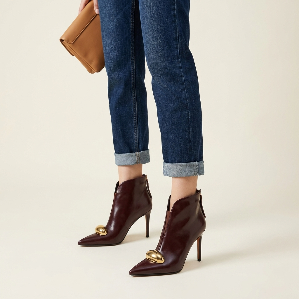 Marlon Pointed Toe Ankle Boot