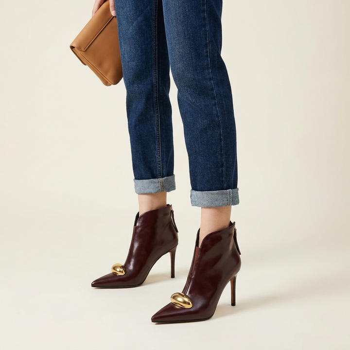 Marlon Pointed Toe Ankle Boot
