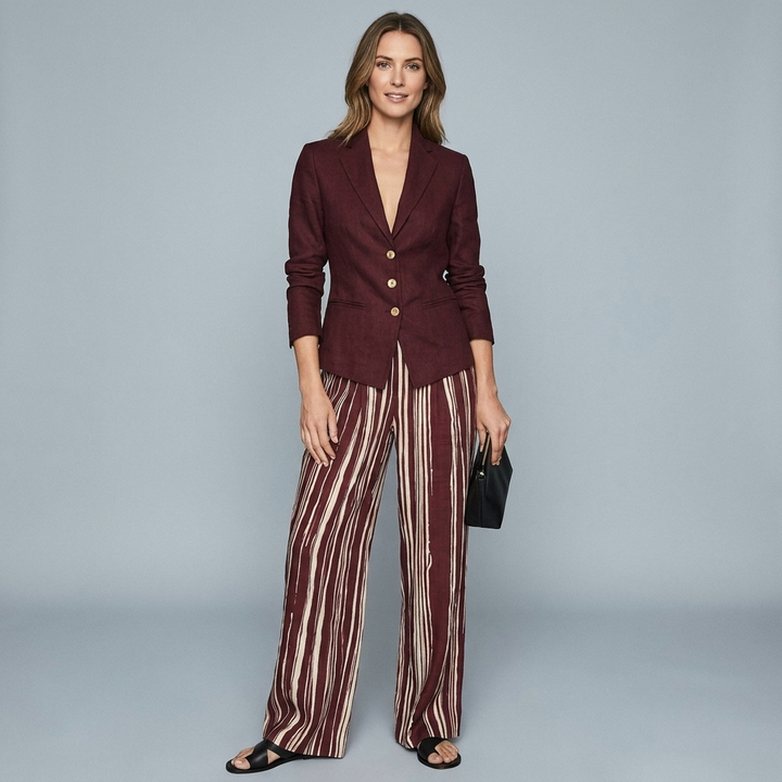 Marguerite Wide Leg Pant Suit