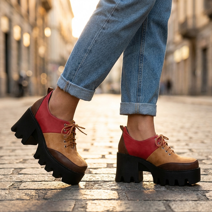 Delphi Platform Lace-Up Shoe
